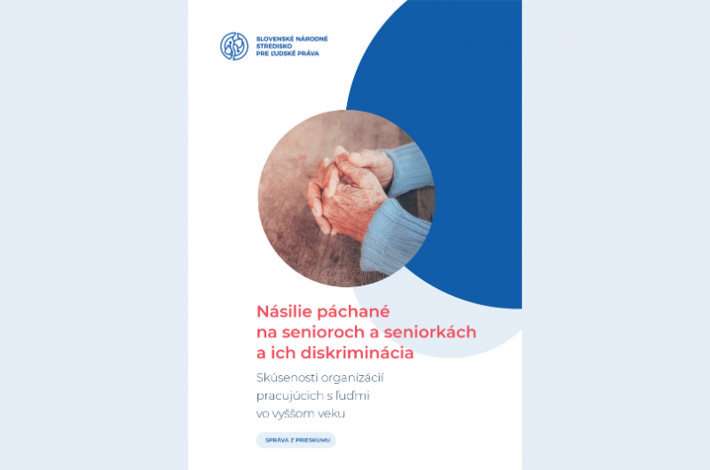 Obálka publikácie Násilie na senioroch