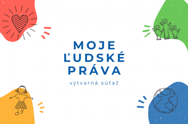 Grafika s nápisom Moje ľudské práva
