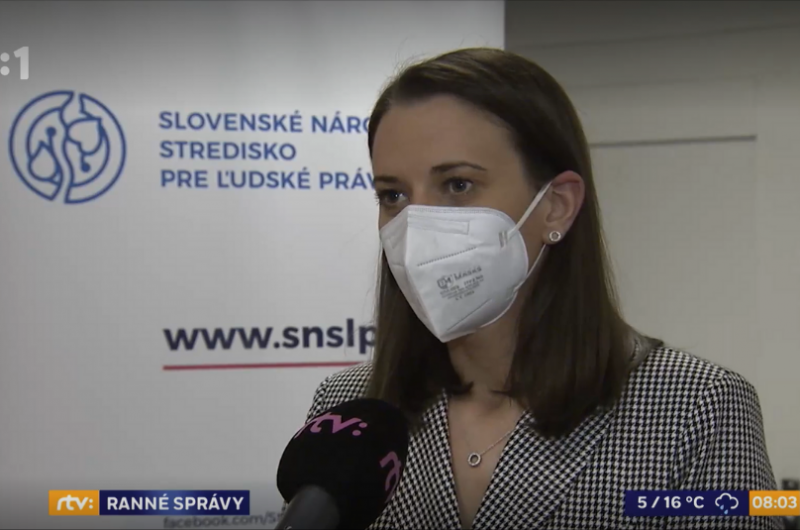 Zamestnankyňa Strediska odpovedá reportérke